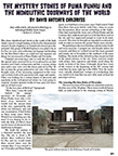 Mystery Stones of Puma Punku Article